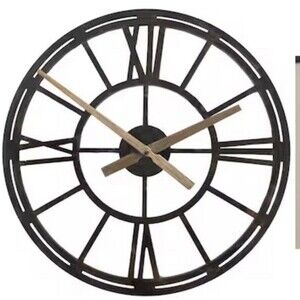 Allen & Roth Analog Round Clock “22x22” Wall Clock Lightweight Roman Numeral Big
